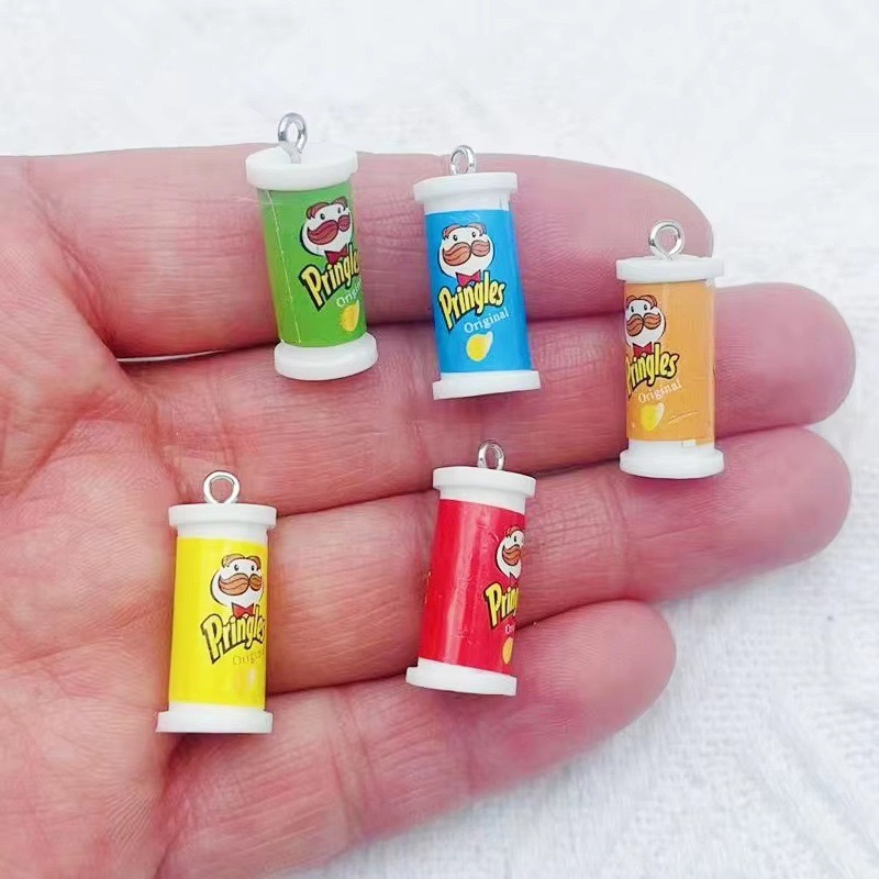 Resin Art Store - 10pcs Simulation 3D Bucket Potato Chips