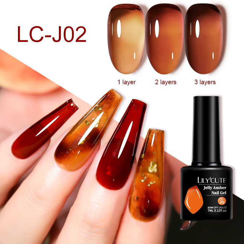 LILYCUTE 7ML Thạch Hổ Phách Ge - đánh giá và giá Resin Art Varnish
