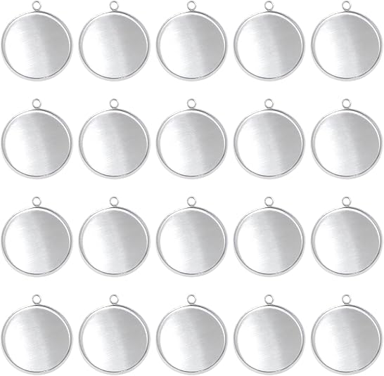20 Pieces Stainless Steel Roun - đánh giá và giá Resin Art Store