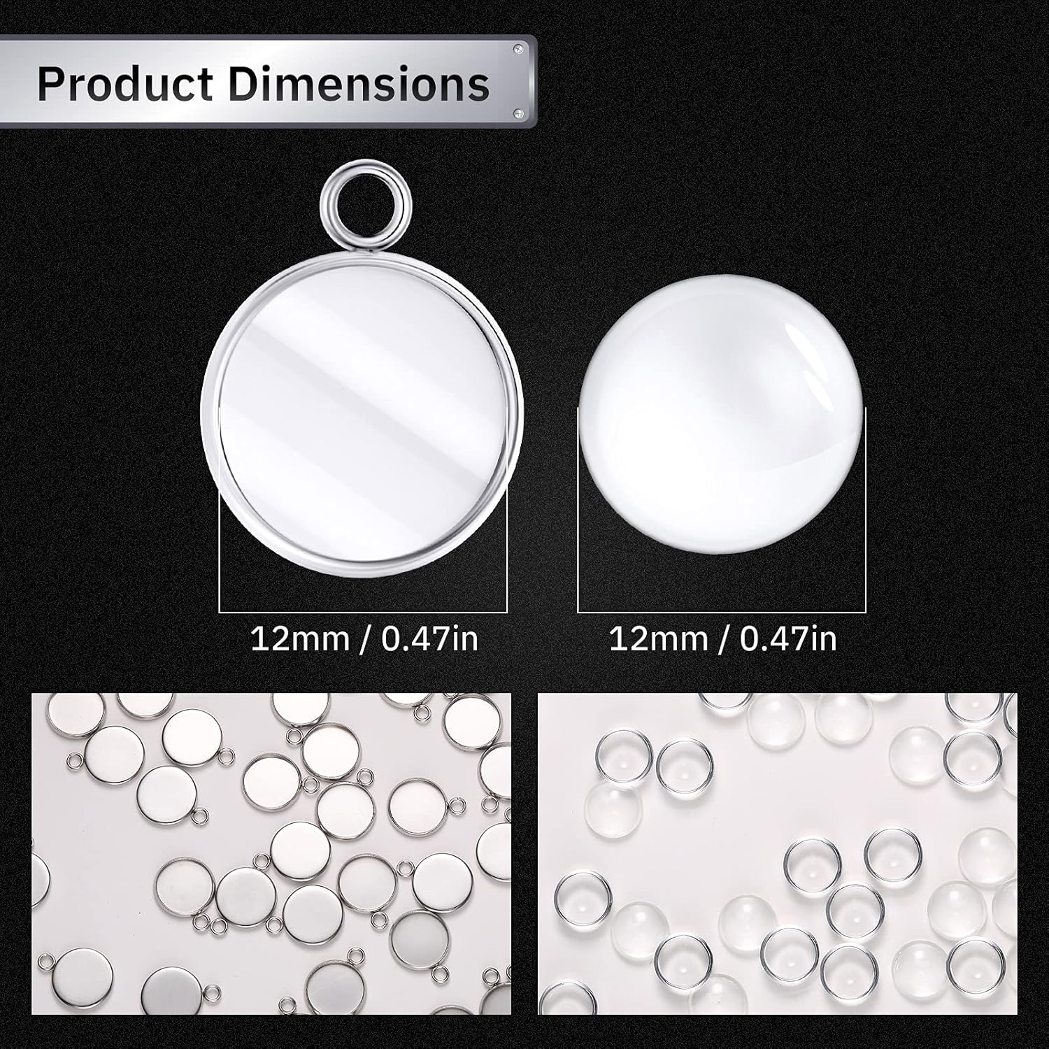 20 Pieces Stainless Steel Roun - đánh giá và giá Resin Art Store