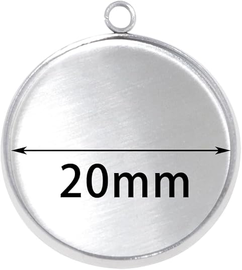 20 Pieces Stainless Steel Roun - đánh giá và giá Resin Art Store