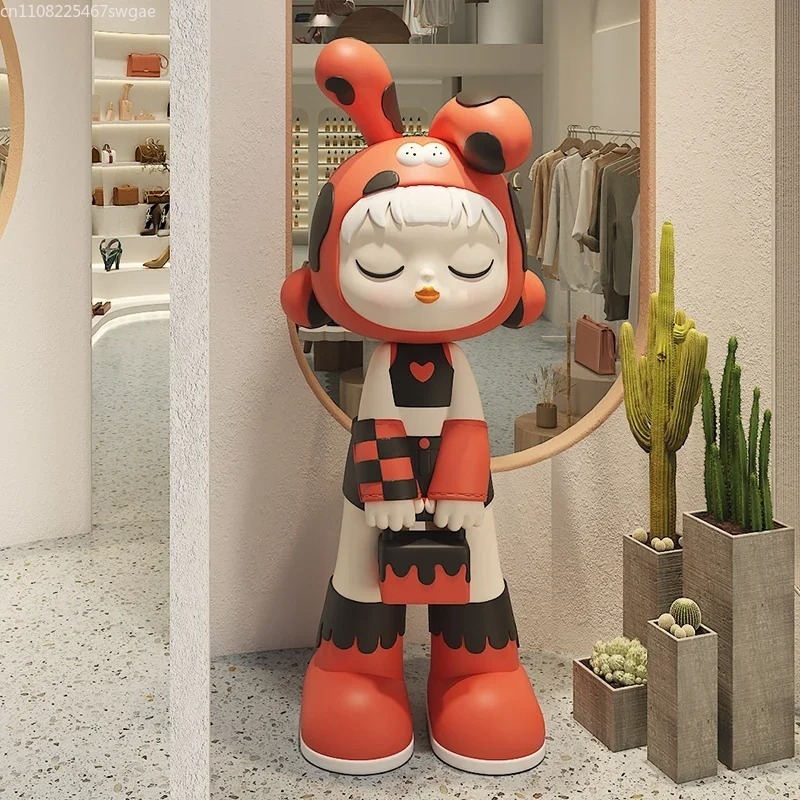 Art Cartoon Girl Statue Indoor - đánh giá và giá Resin Art Store