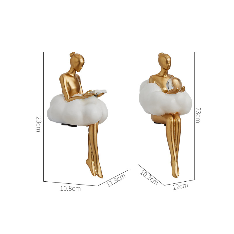 Ballet Girl Cloud Abstract Art - đánh giá và giá Resin Art Dining Table