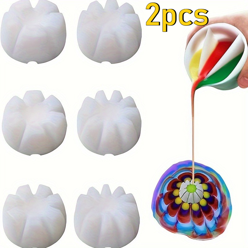2pcs Flower Tilting Cup Set Fo - đánh giá và giá Resin Art Pouring