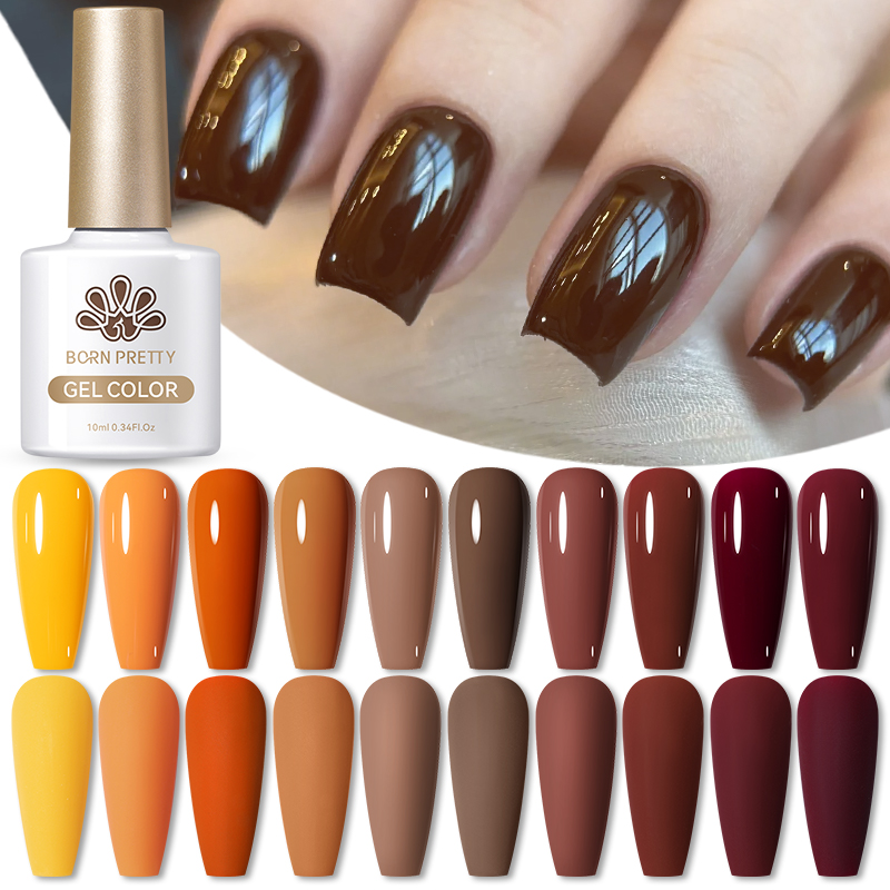 BORN PRETTY 10ml Coffee Color  - đánh giá và giá Resin Art Varnish