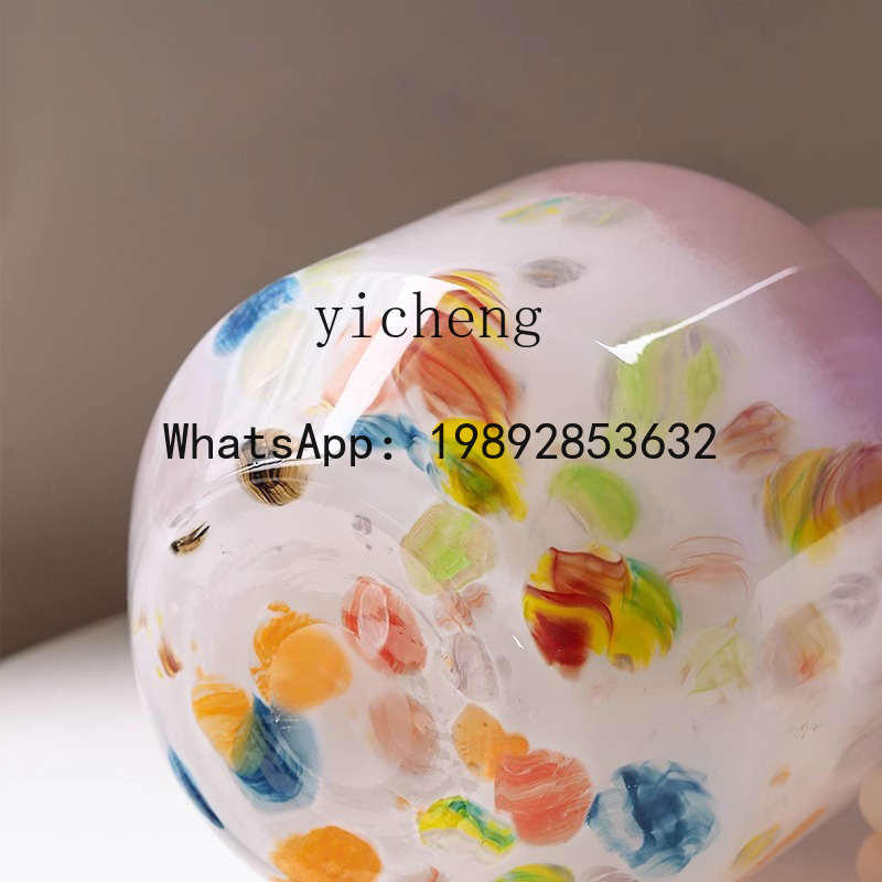 FY vase glass ornament living  - đánh giá và giá Resin Art Dining Table