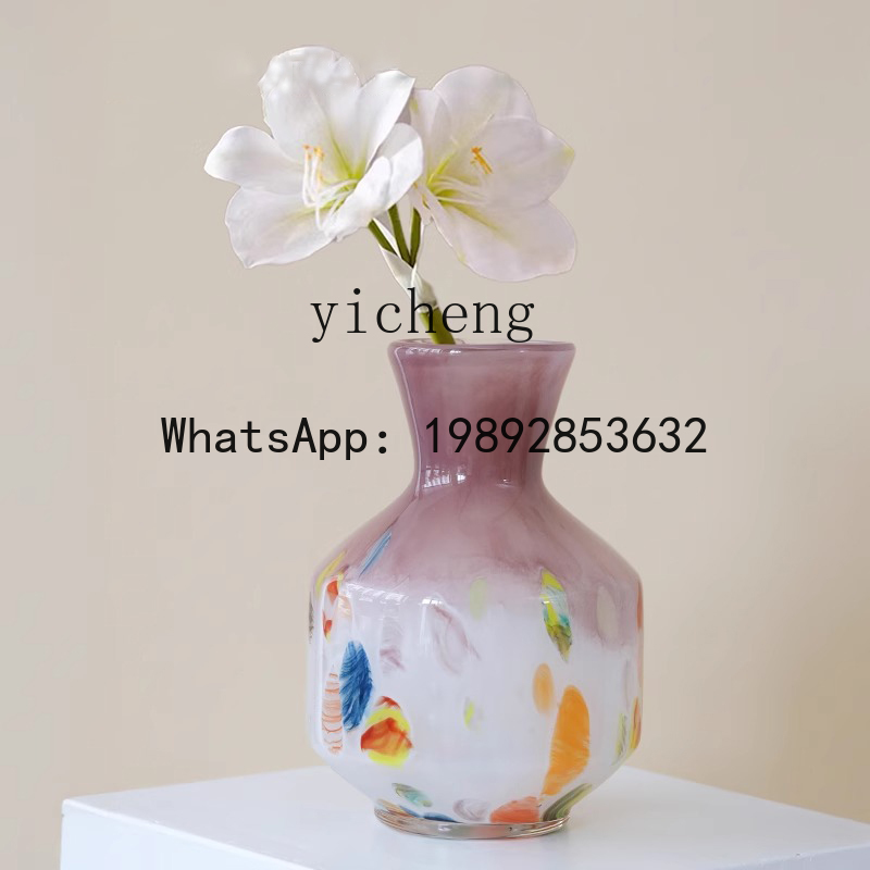 FY vase glass ornament living  - đánh giá và giá Resin Art Dining Table