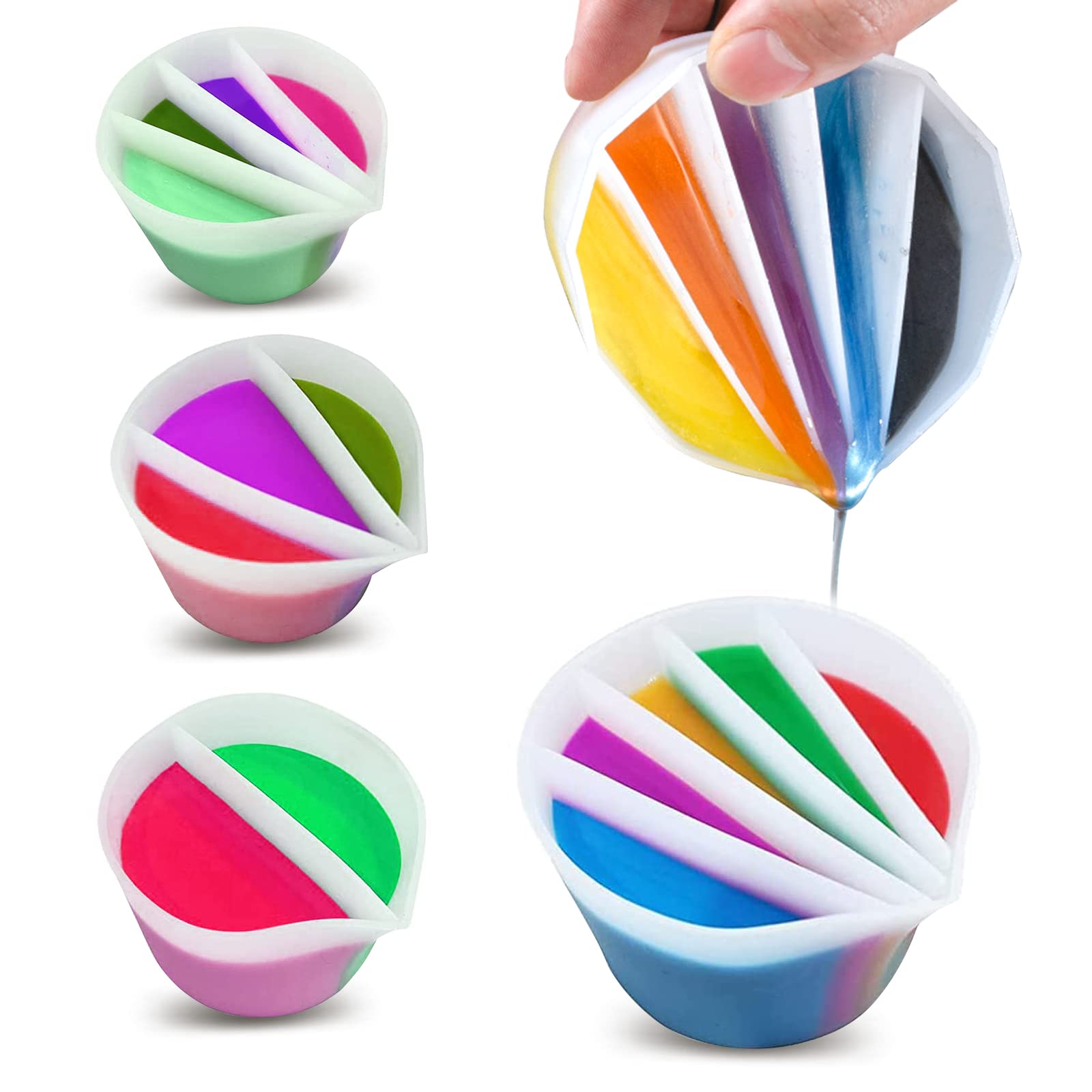 Split Cup For Paint Pouring Re - đánh giá và giá Resin Art Pouring