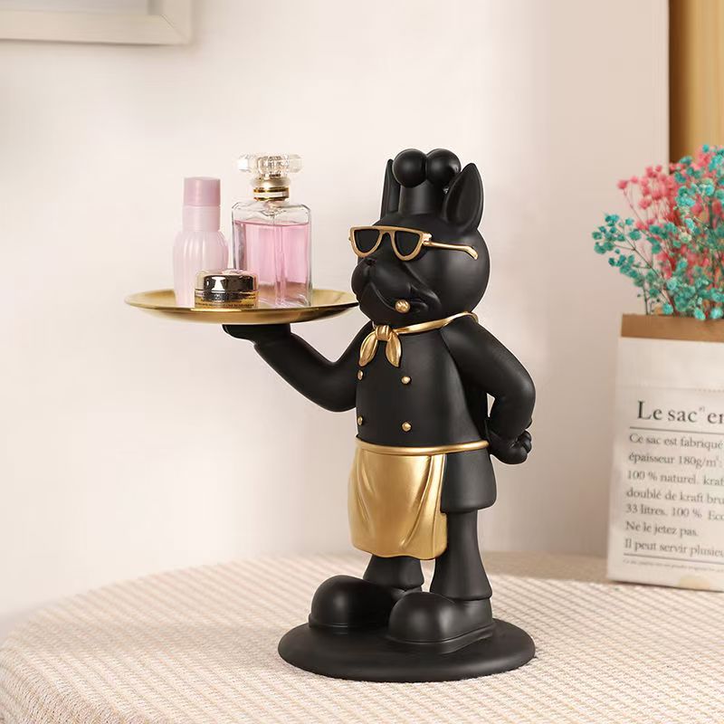 Resin Pirate Chef Statue Tray  - đánh giá và giá Resin Art Dining Table