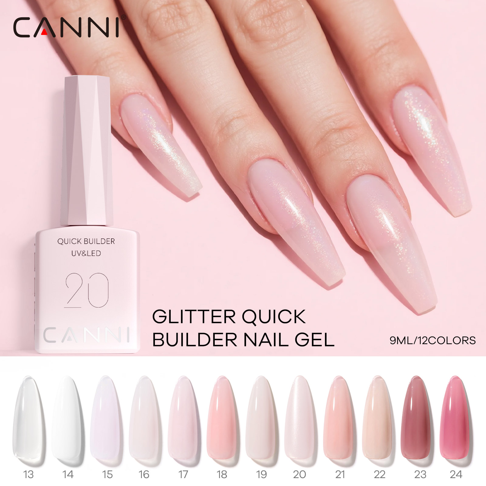 CANNI UV Construction Gel Fast - đánh giá và giá Resin Art Use