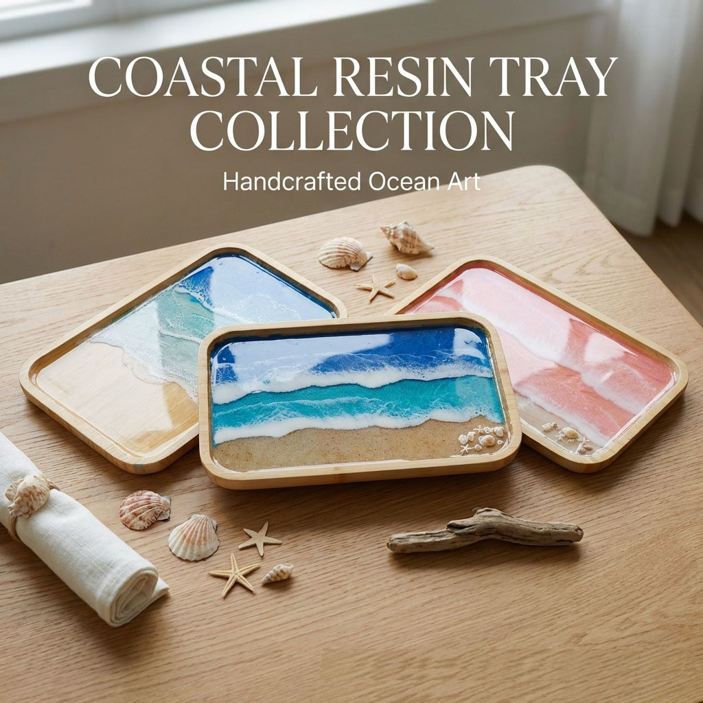 Epoxy Resin Ocean Art Decorati - đánh giá và giá Resin Art Dining Table