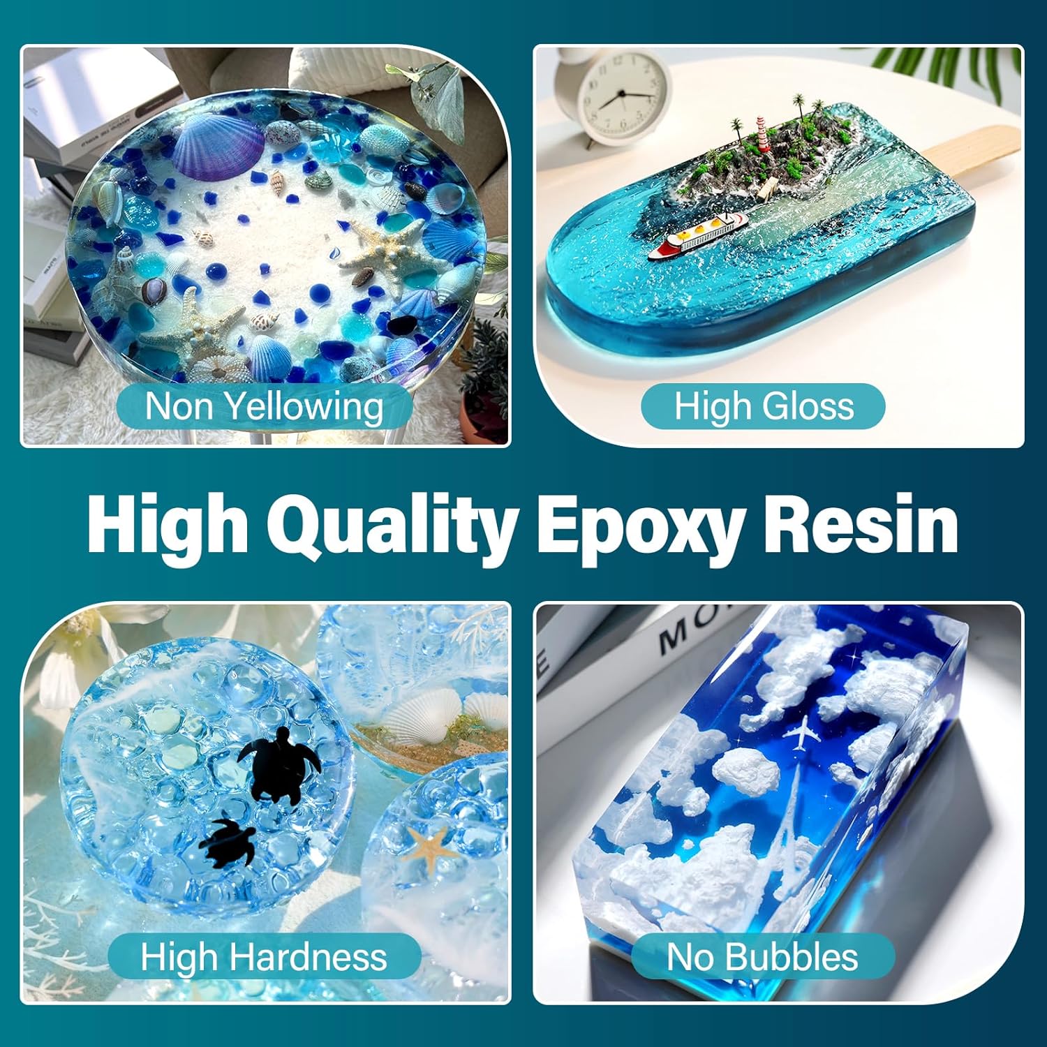 Deep Pour Epoxy Resin Clear Ep - đánh giá và giá Resin Art Pouring