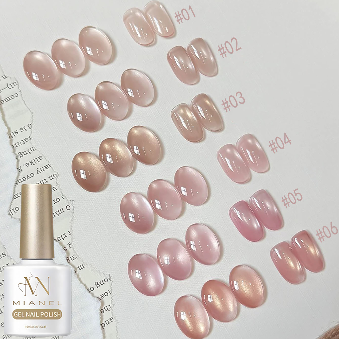 MIANEL 10ML Lover Pink Series  - đánh giá và giá Resin Art Use
