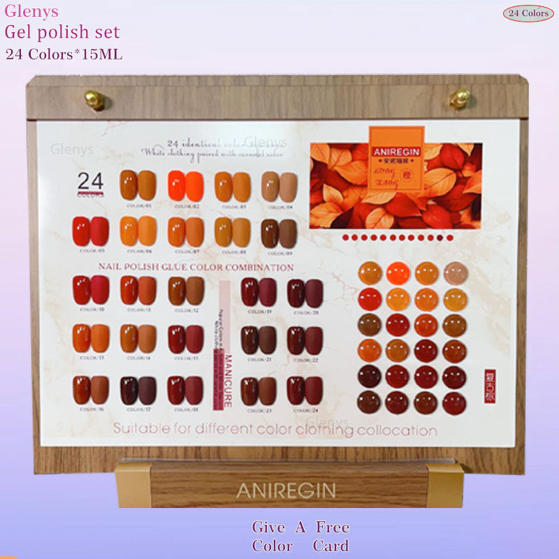 Vintage Brown 24 Color Nail Po - đánh giá và giá Resin Art Varnish